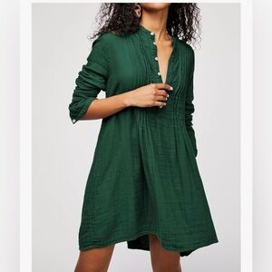 Cotton Gauze Dress Beach Coverup NWT L